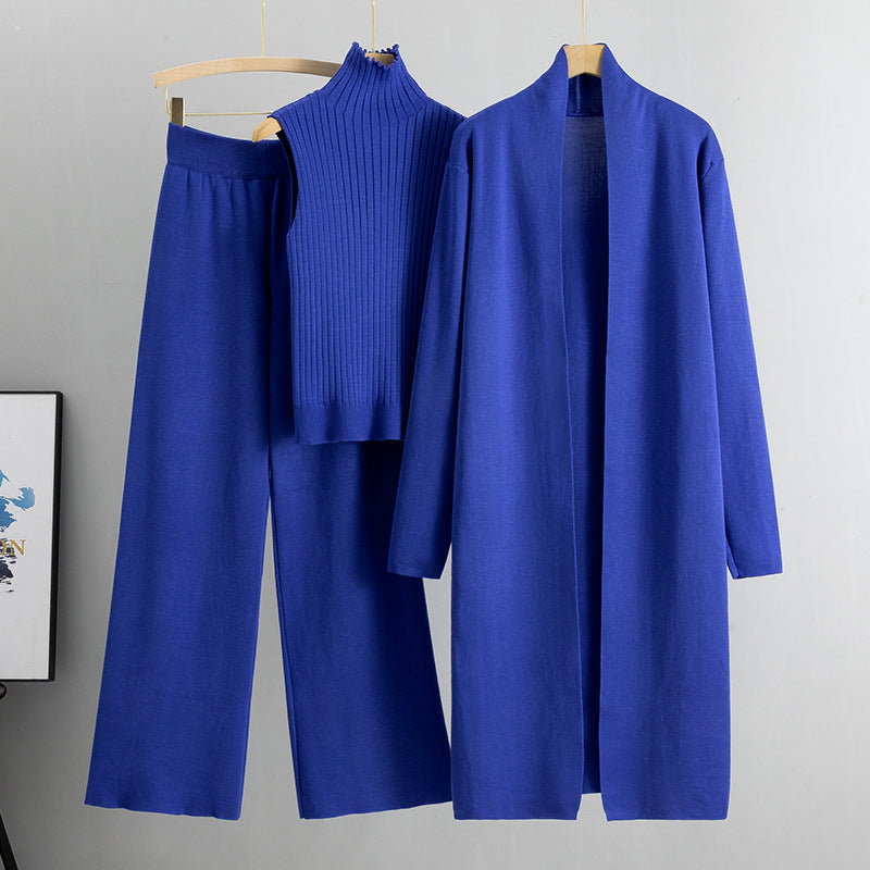 Trzyczęściowy komplet dzianinowy Comfortable Luxe
