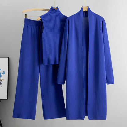 Trzyczęściowy komplet dzianinowy Comfortable Luxe