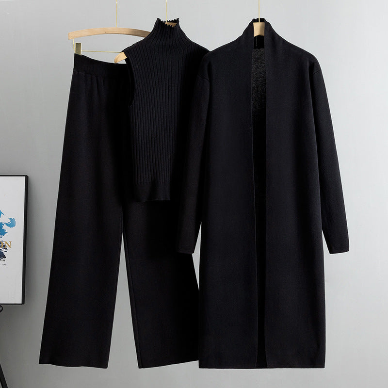 Trzyczęściowy komplet dzianinowy Comfortable Luxe