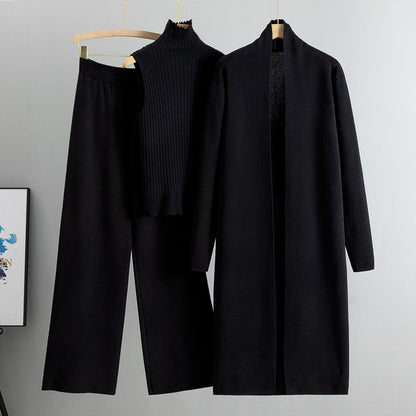 Trzyczęściowy komplet dzianinowy Comfortable Luxe