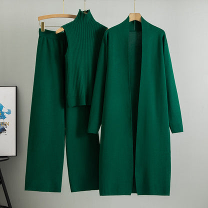 Trzyczęściowy komplet dzianinowy Comfortable Luxe