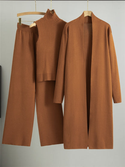 Trzyczęściowy komplet dzianinowy Comfortable Luxe