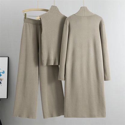 Trzyczęściowy komplet dzianinowy Comfortable Luxe