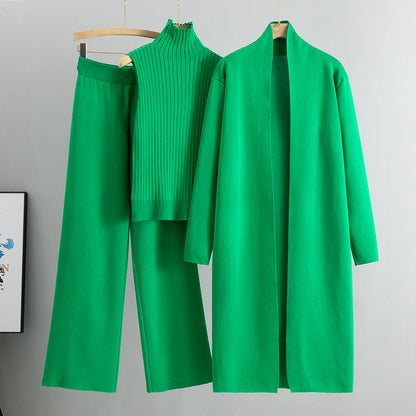 Trzyczęściowy komplet dzianinowy Comfortable Luxe