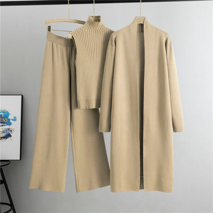 Trzyczęściowy komplet dzianinowy Comfortable Luxe